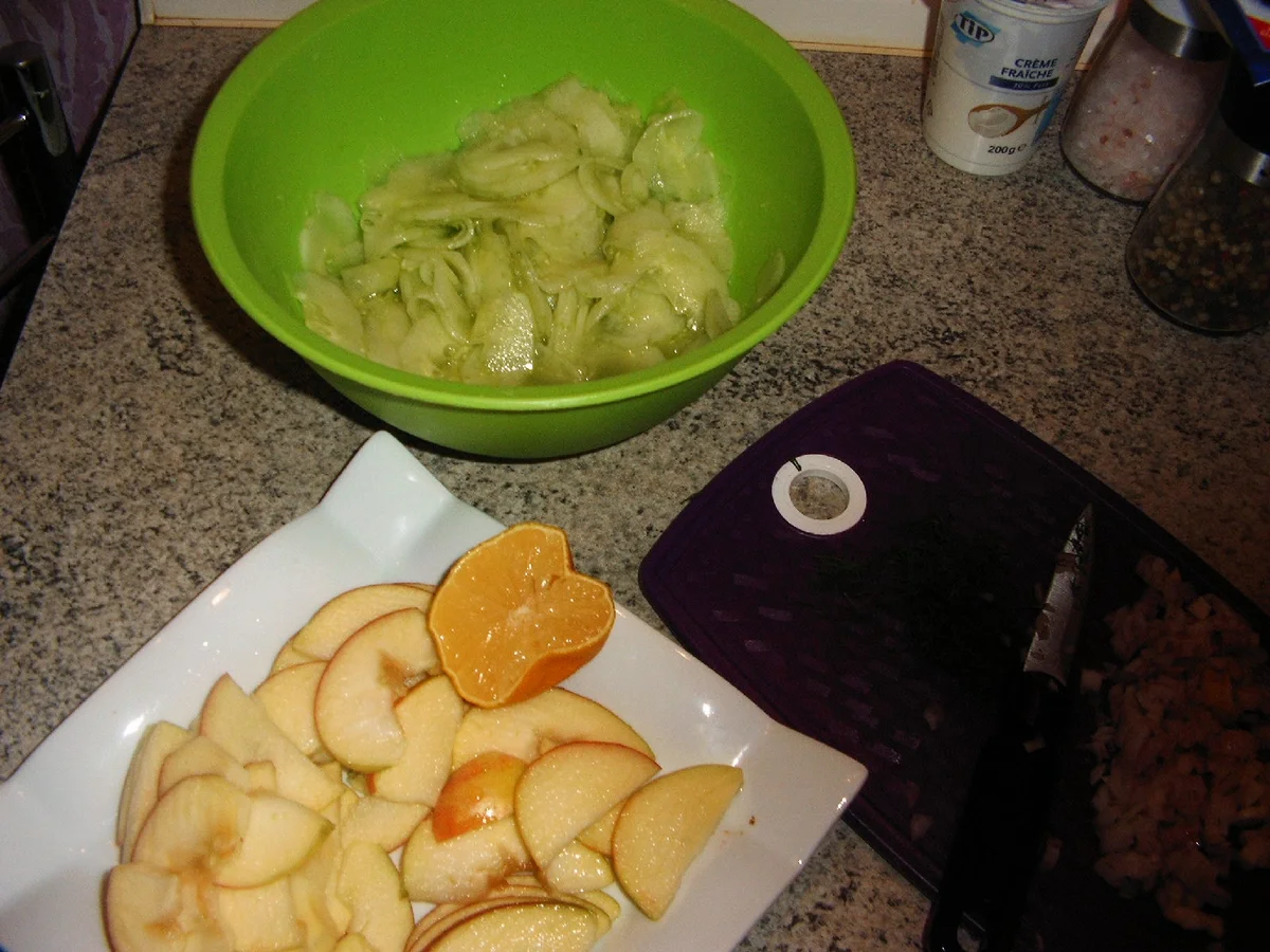 Gurken-Apfel- Salat - Rezept - Bild Nr. 1540