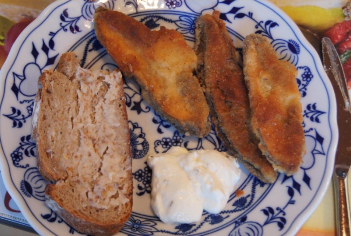 Gebackene Steinpilze mit Griebenschmalz-Bauerbrot - Rezept - Bild Nr. 1538