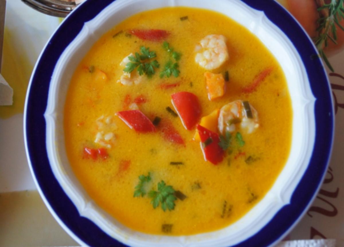 Kürbis-Paprika-Suppe - Rezept mit Bild - kochbar.de