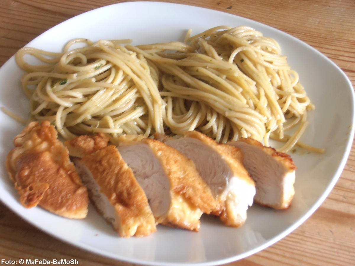 Hähnchen-Piccata mit Zitronenspaghetti - Rezept - Bild Nr. 1550