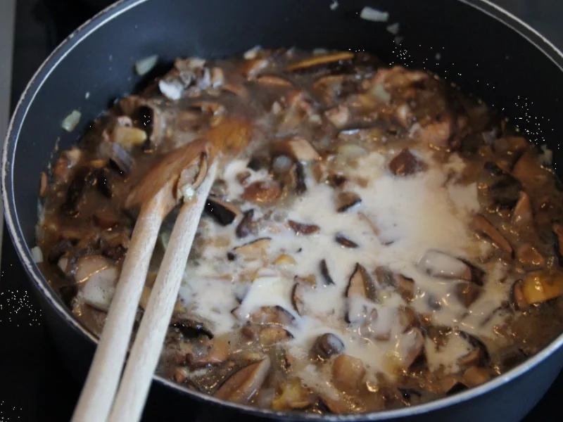 Möhren-Kartoffel-Knödel mit Waldpilzragout - Rezept - Bild Nr. 1560