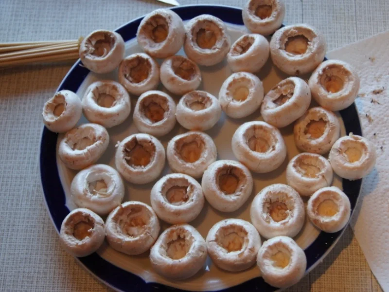 Rezept: Champignonspieße Bild Nr. 1592 Champignonspieße - Rezept - Bild Nr. 1592