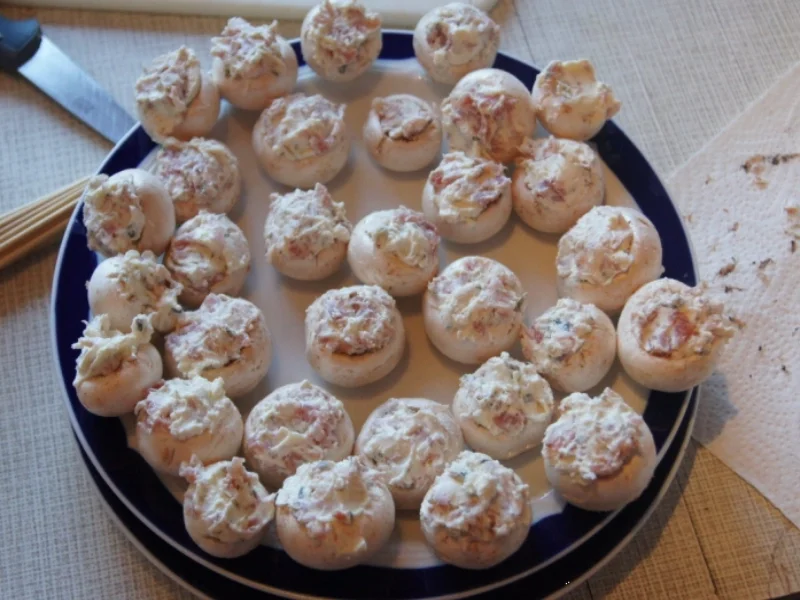 Rezept: Champignonspieße Bild Nr. 1595 Champignonspieße - Rezept - Bild Nr. 1595