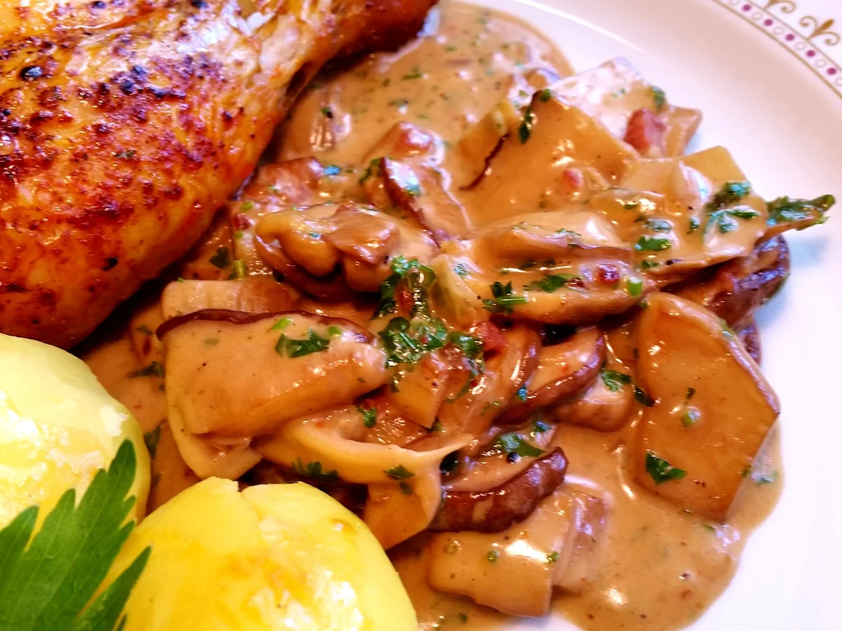 Steinpilze - heute mal in rahmiger Soße - Rezept - Bild Nr. 1593