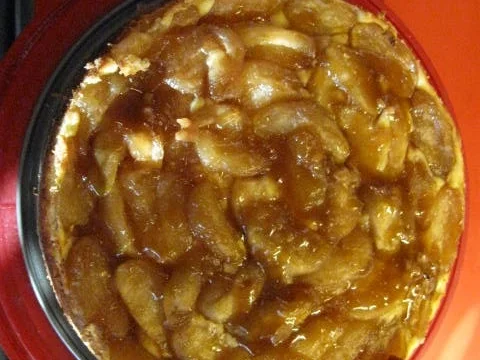 Käsekuchen mit Apfel und Karamell - Rezept - Bild Nr. 1607