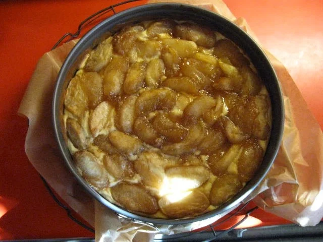 Käsekuchen mit Apfel und Karamell - Rezept - Bild Nr. 1622