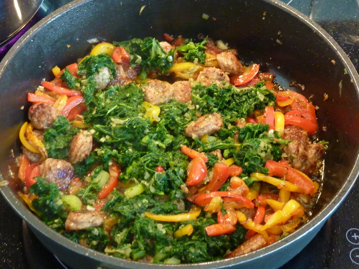 Maccheroni con verza e peperoni - Rezept - Bild Nr. 1616