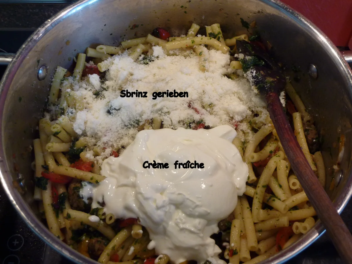 Maccheroni con verza e peperoni - Rezept - Bild Nr. 1619