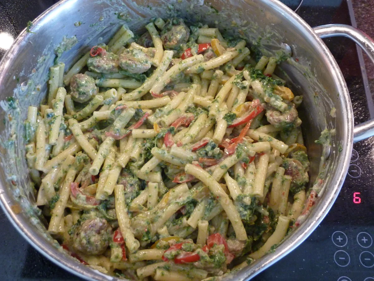 Maccheroni con verza e peperoni - Rezept - Bild Nr. 1620