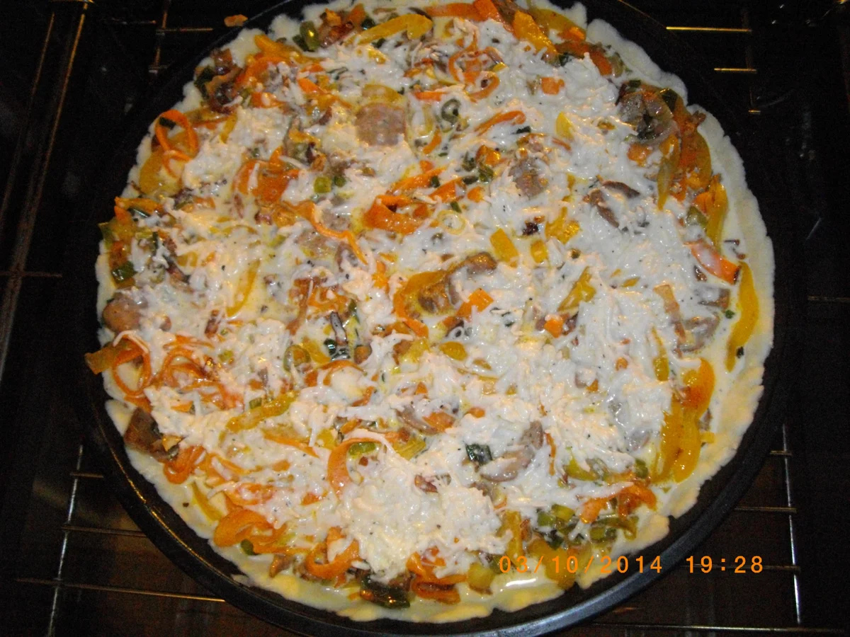 Rezept: Herzhafte Gemüse - Wähe Bild Nr. 1628 Herzhafte Gemüse - Wähe - Rezept - Bild Nr. 1628