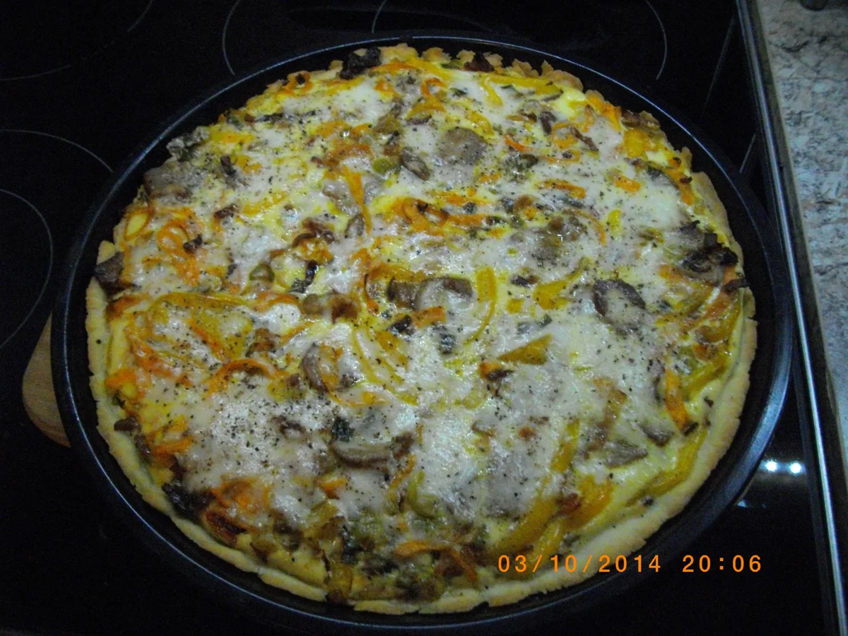 Rezept: Herzhafte Gemüse - Wähe Bild Nr. 1629 Herzhafte Gemüse - Wähe - Rezept - Bild Nr. 1629