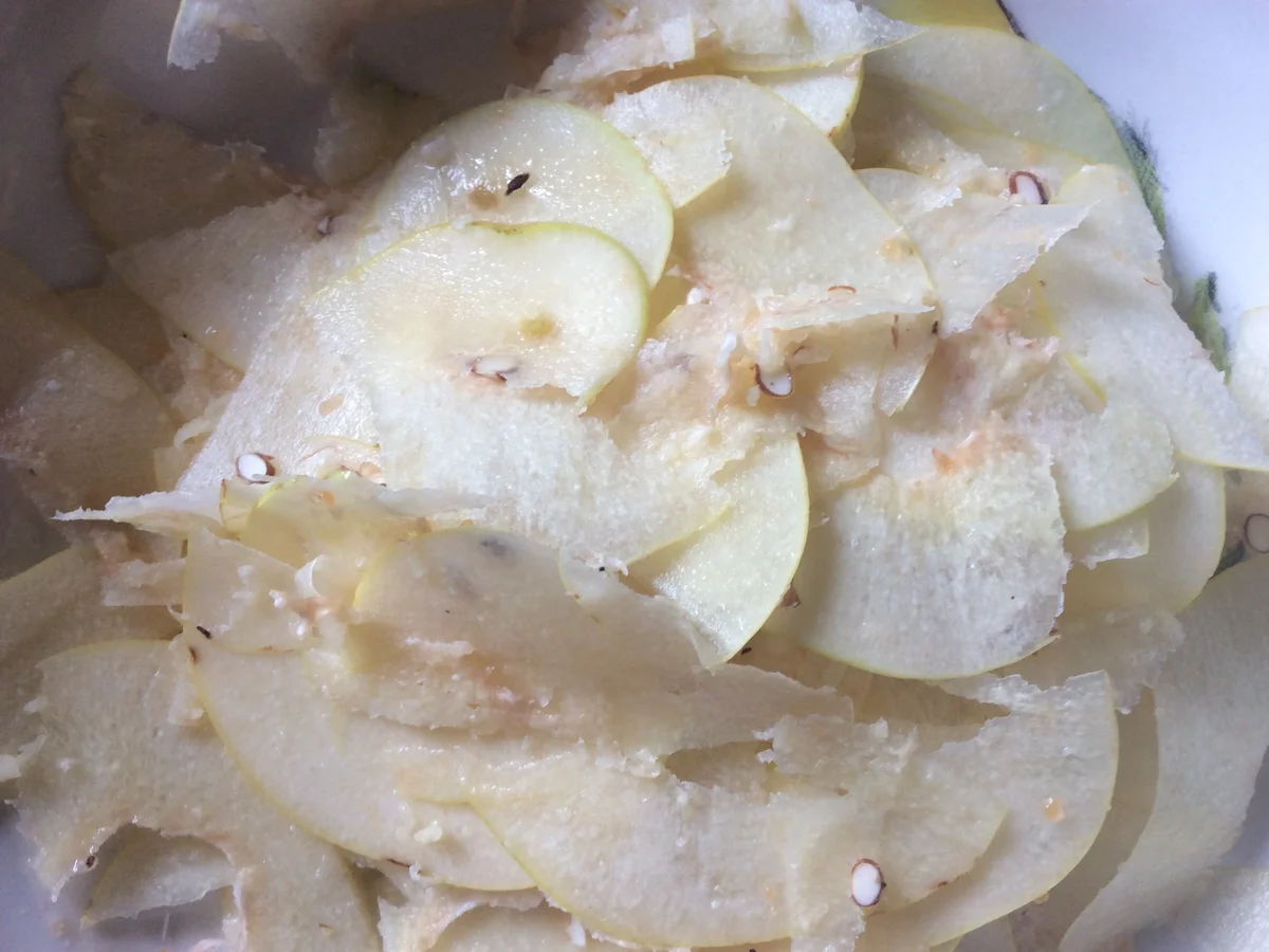 Flammkuchen mit Quitten und Maronen - Rezept - Bild Nr. 1648