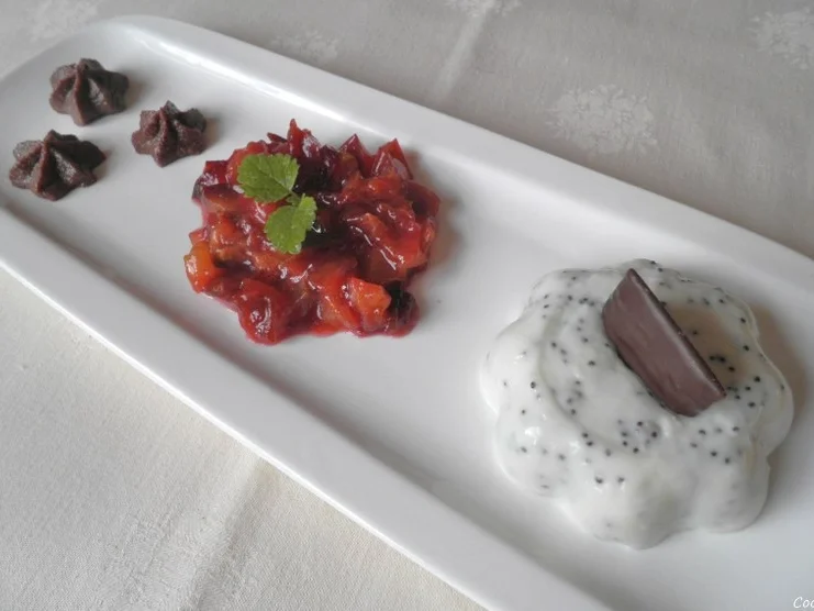 Weißer Schokoladen - Mohn - Pudding ... - Rezept - Bild Nr. 1654