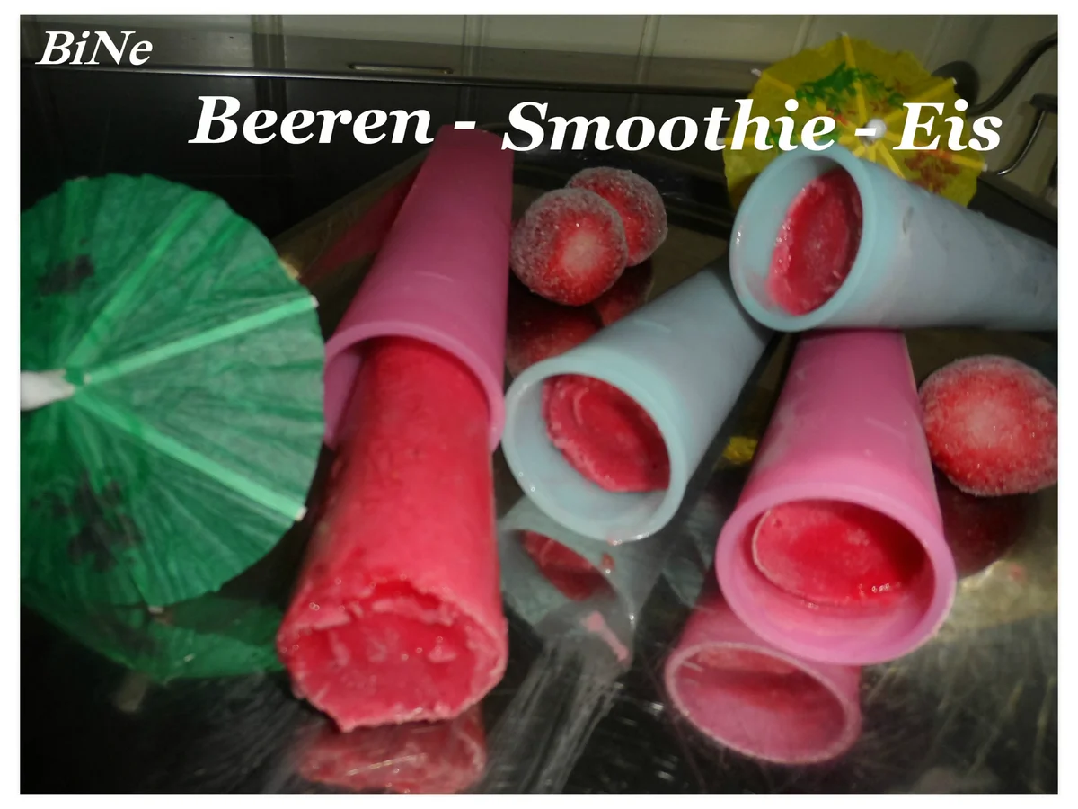 BiNe` S BEEREN - SMOOTHIE - EIS - Rezept - Bild Nr. 1655