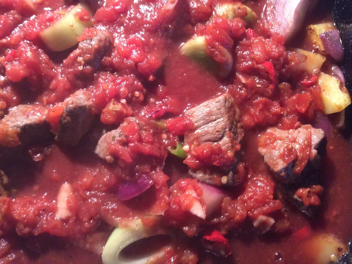 Gulasch mit Maronen aus dem Ofen - Rezept - Bild Nr. 1658