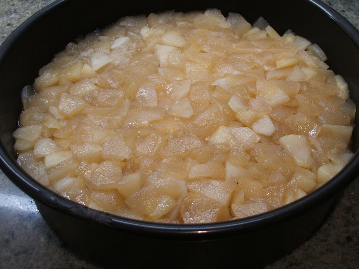 Backen: Apfeltorte mit Zimt-Butter-Creme - Rezept - Bild Nr. 1658