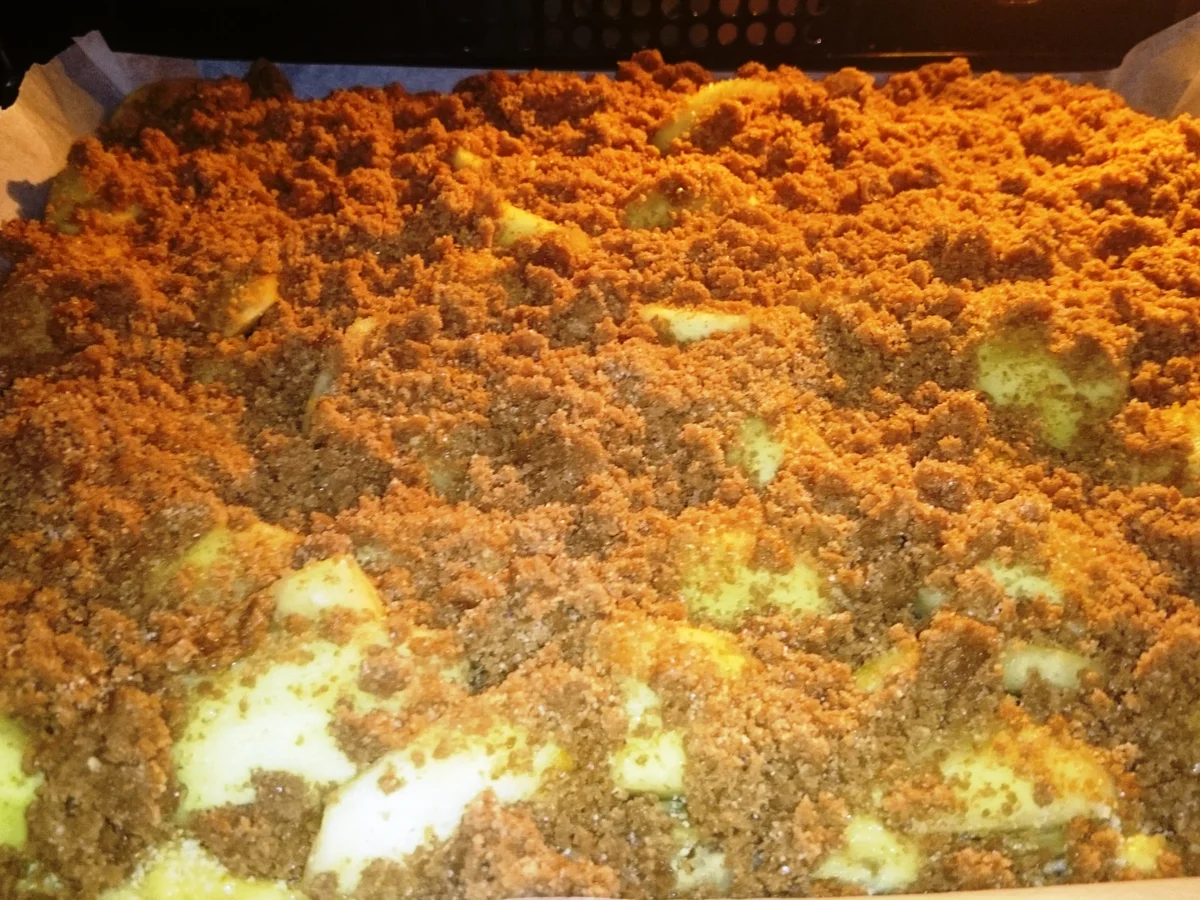 Rezept: Birnenkuchen für ein Blech mit Kakao-Streusel Bild Nr. 1664 Birnenkuchen für ein Blech mit Kakao-Streusel - Rezept - Bild Nr. 1664
