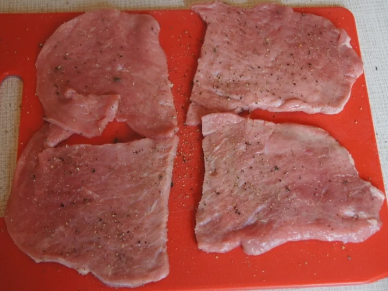 Kalbsschnitzel mit Karotten-Kartoffelstampf und Backofenkarotten - Rezept - Bild Nr. 1685