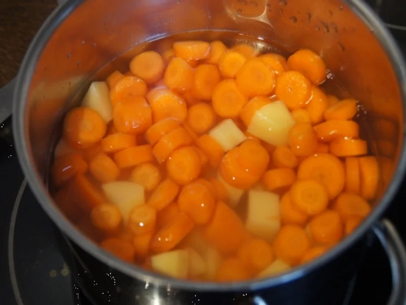 Kalbsschnitzel mit Karotten-Kartoffelstampf und Backofenkarotten - Rezept - Bild Nr. 1690