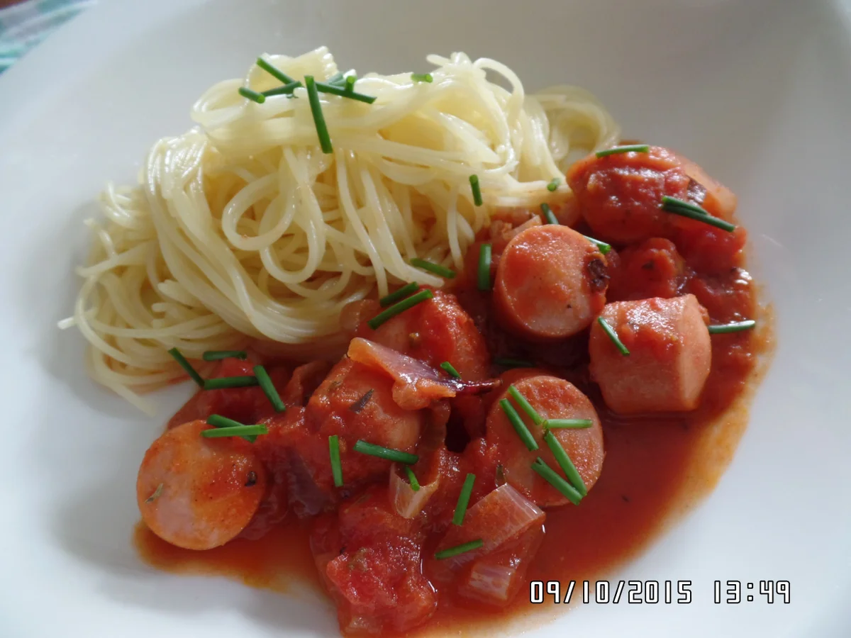 Wurstgulasch mit Tomaten - Rezept - Bild Nr. 1684