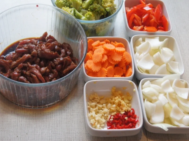 Rindfleischwok mit Gemüse - Rezept - Bild Nr. 1698