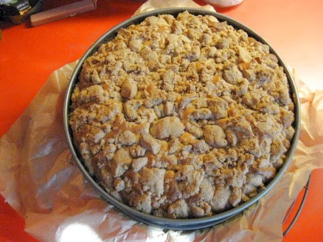 Apfelkuchen mit Sauerrahm und Streusel - Rezept - Bild Nr. 1704