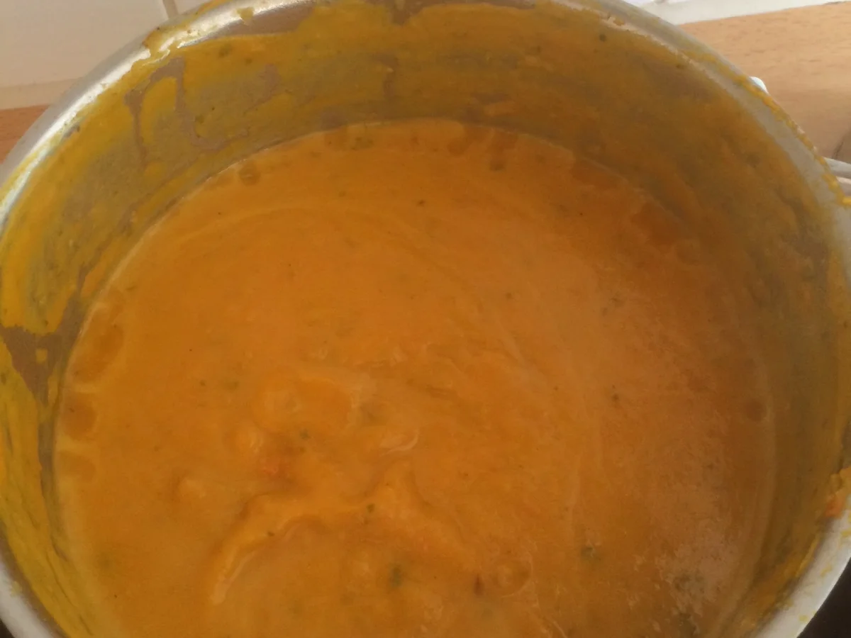 Rezept: Crockpot: scharfe Kürbissuppe Bild Nr. 1717 Crockpot: scharfe Kürbissuppe - Rezept - Bild Nr. 1717