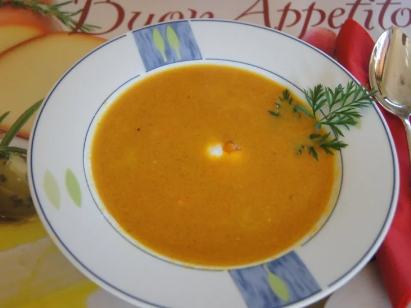 Orangen-Möhren-Suppe - Rezept - Bild Nr. 1728