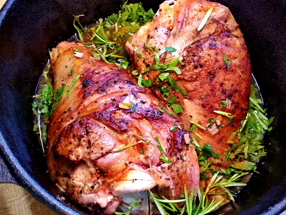 Rezept: Putenkeulen mit frischen mediterranen Kräutern ... Bild Nr. 1720 Putenkeulen mit frischen mediterranen Kräutern ... - Rezept - Bild Nr. 1720