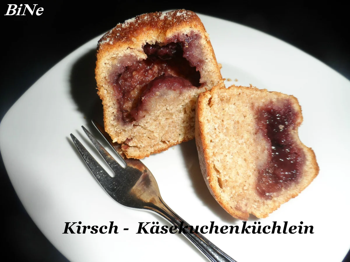 Rezept: BiNe` S KIRSCH - KÄSEKUCHENKÜCHLEIN Bild Nr. 1748 BiNe` S KIRSCH - KÄSEKUCHENKÜCHLEIN - Rezept - Bild Nr. 1748