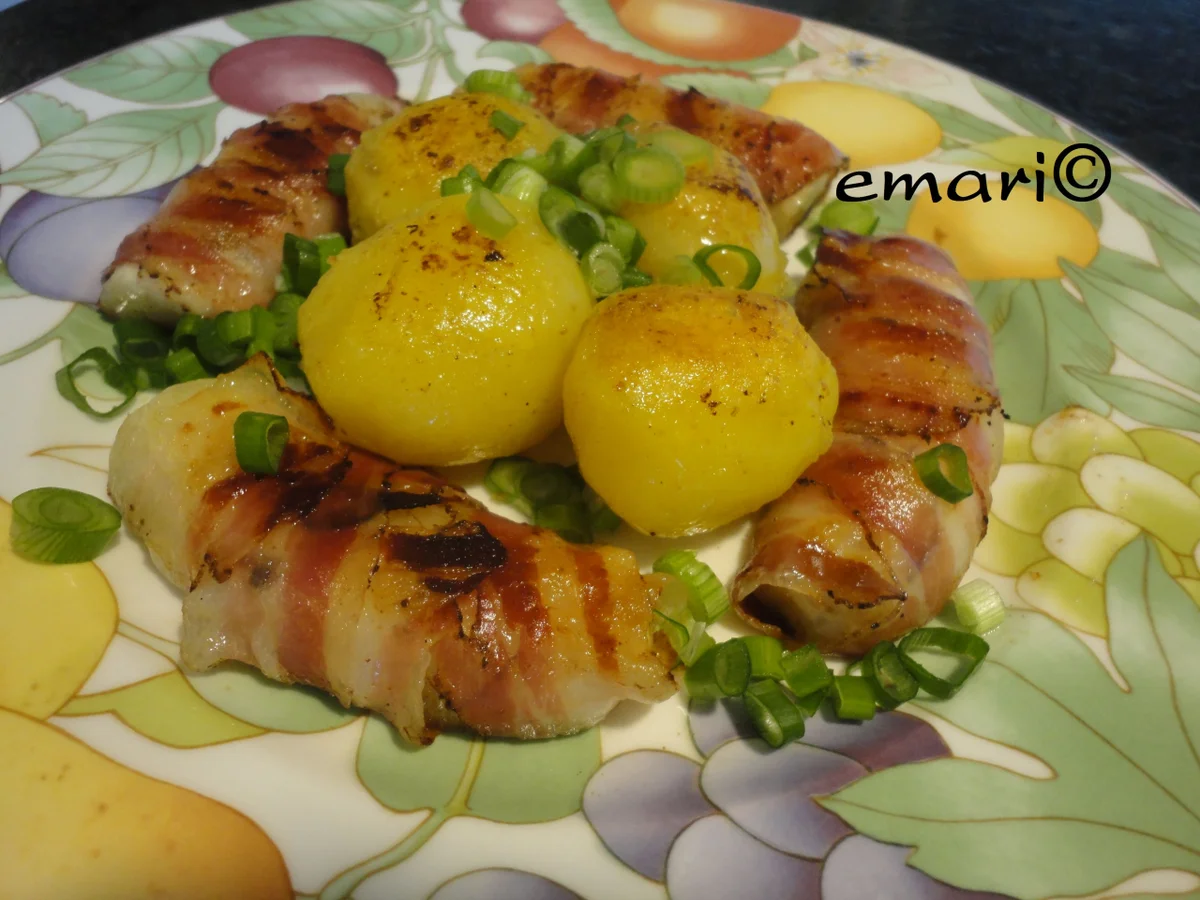 Rezept: gebratene Bananen im Speck Mantel Bild Nr. 1758 gebratene Bananen im Speck Mantel - Rezept - Bild Nr. 1758