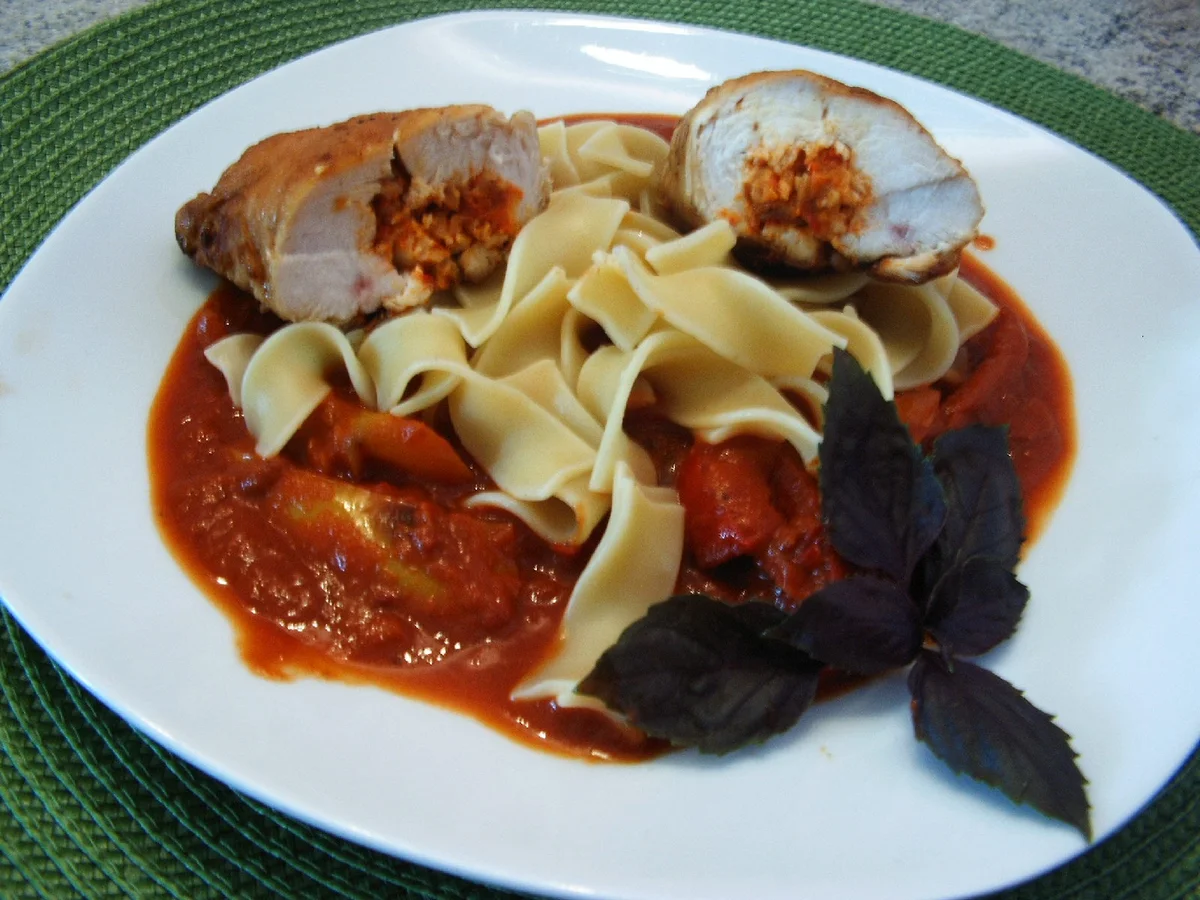 Puszta-Hähnchenbrustpfanne - Rezept - Bild Nr. 1756