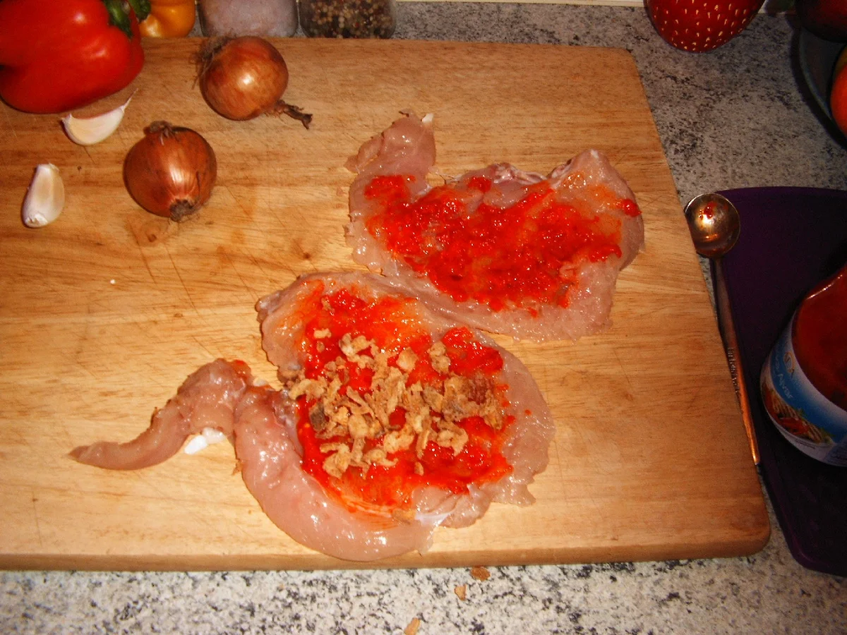 Puszta-Hähnchenbrustpfanne - Rezept - Bild Nr. 1758