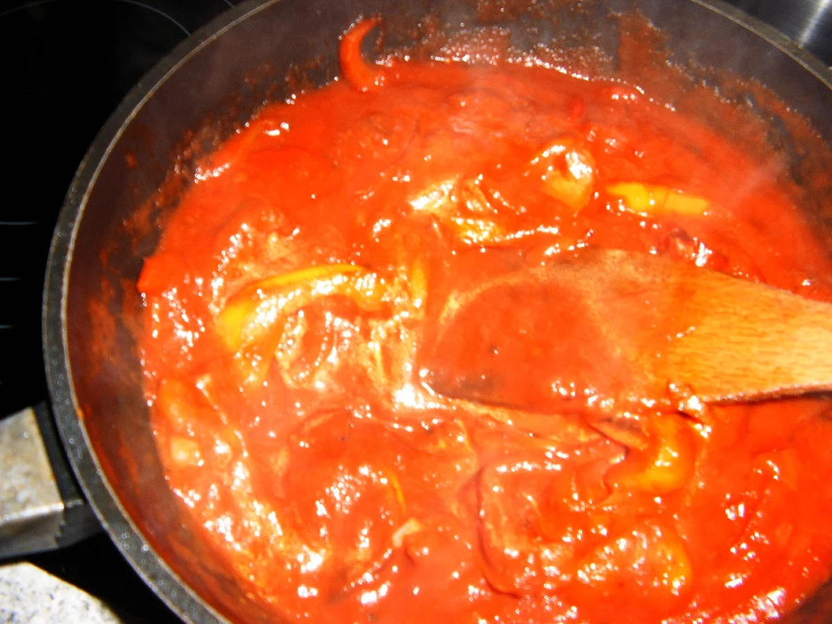 Puszta-Hähnchenbrustpfanne - Rezept - Bild Nr. 1764