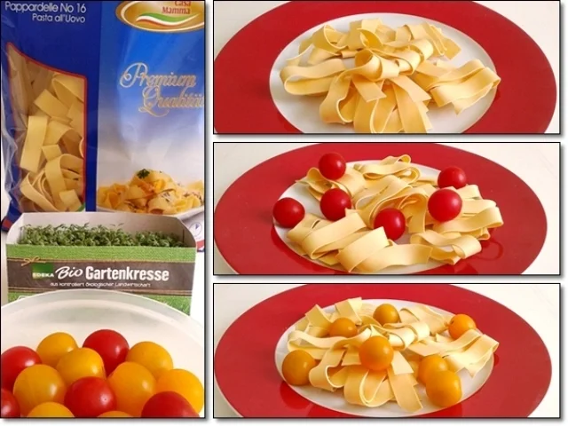 Sauce Bolognese an „Pasta all' Uovo“ &  Cocktailtomaten - Rezept - Bild Nr. 1789