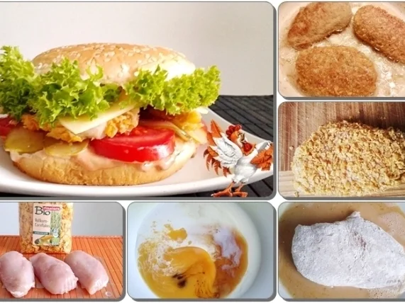 Hähnchenbrustfilet  raffiniert paniert und „goldig“ gebraten - Rezept - Bild Nr. 1780