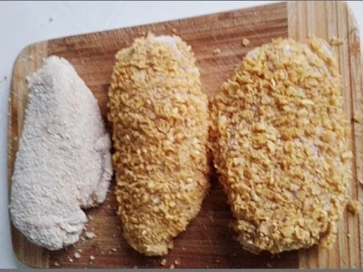 Hähnchenbrustfilet  raffiniert paniert und „goldig“ gebraten - Rezept - Bild Nr. 1789