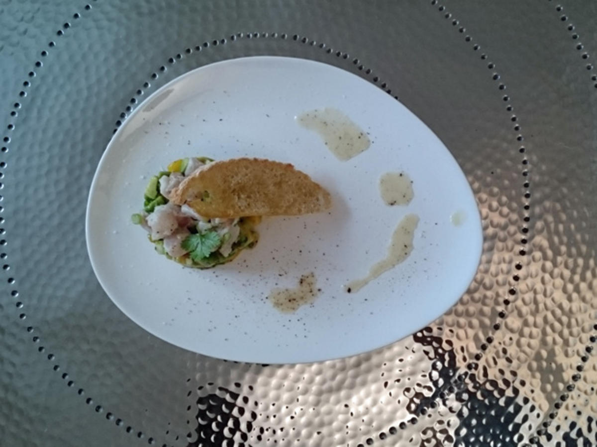 Bilder für Ceviche mit Mango-Avocado Tartar - Rezept