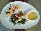 Zander auf Queller mit Kohlrabigemüse und Safransoße - Rezept - Bild Nr. 1824
