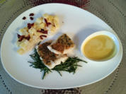 Zander auf Queller mit Kohlrabigemüse und Safransoße - Rezept - Bild Nr. 1824