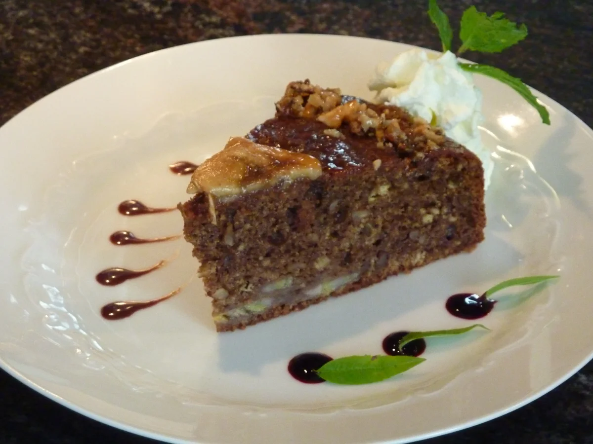 Bananen-Schokolade-Walnuss Kuchen - Rezept - Bild Nr. 1825