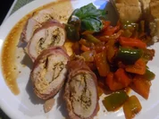 Mediterran gefüllte Putenröllchen - Rezept - Bild Nr. 1875