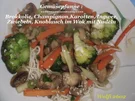 Gemüsepfanne im Wok (Brokkolie,Karotten,Champignon und ...) - Rezept - Bild Nr. 1875