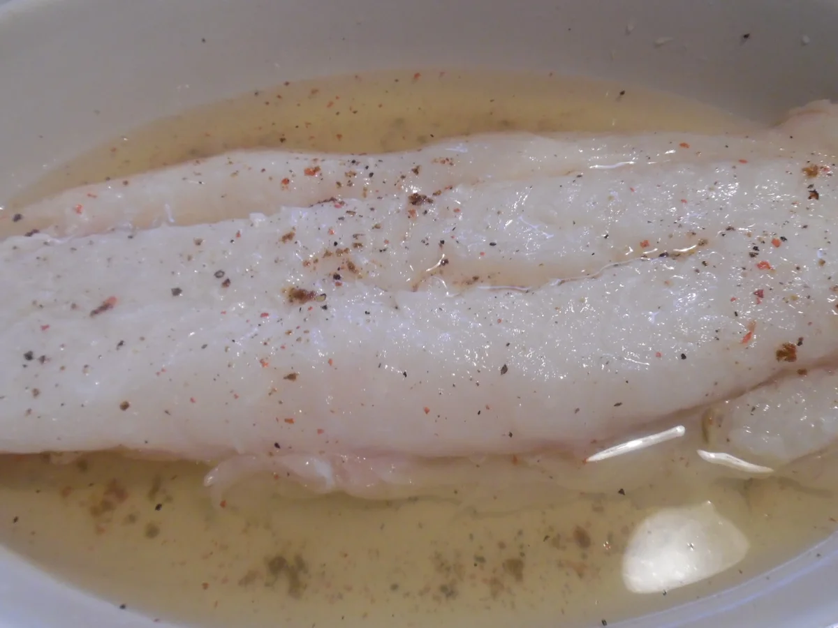 Rezept: Kabeljau-Filet unter Wurzelgemüse-Speck-Haube Bild Nr. 1882 Kabeljau-Filet unter Wurzelgemüse-Speck-Haube - Rezept - Bild Nr. 1882