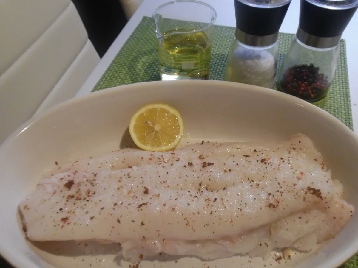 Rezept: Kabeljau-Filet unter Wurzelgemüse-Speck-Haube Bild Nr. 1883 Kabeljau-Filet unter Wurzelgemüse-Speck-Haube - Rezept - Bild Nr. 1883