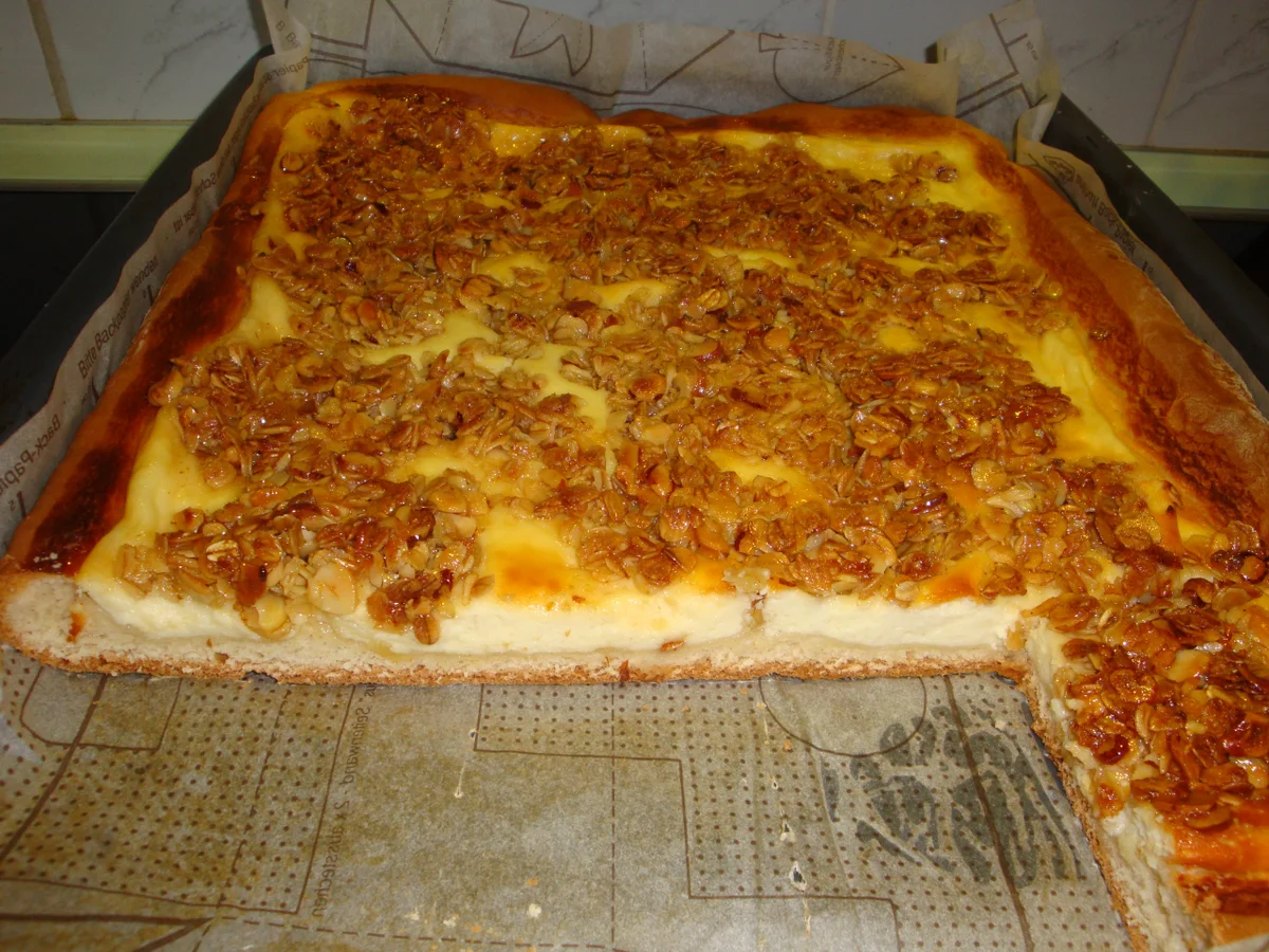 Rezept: Quarkkuchen mit Haferflocken-Haselnuss-Kruste Bild Nr. 1891 Quarkkuchen mit Haferflocken-Haselnuss-Kruste - Rezept - Bild Nr. 1891