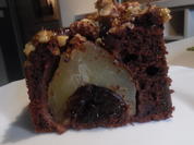 Schoko-Kuchen mit versunkenen Birnen - Rezept - Bild Nr. 1886