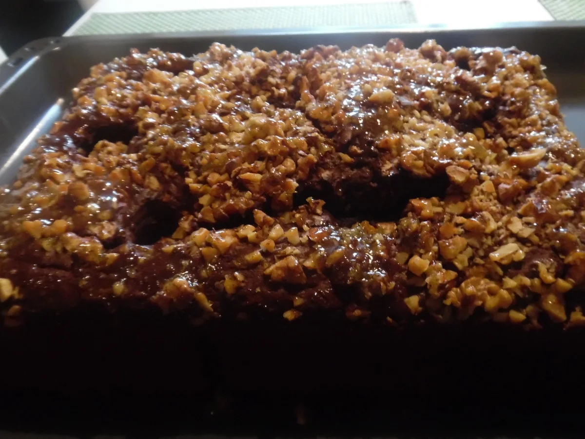 Schoko-Kuchen mit versunkenen Birnen - Rezept - Bild Nr. 1888