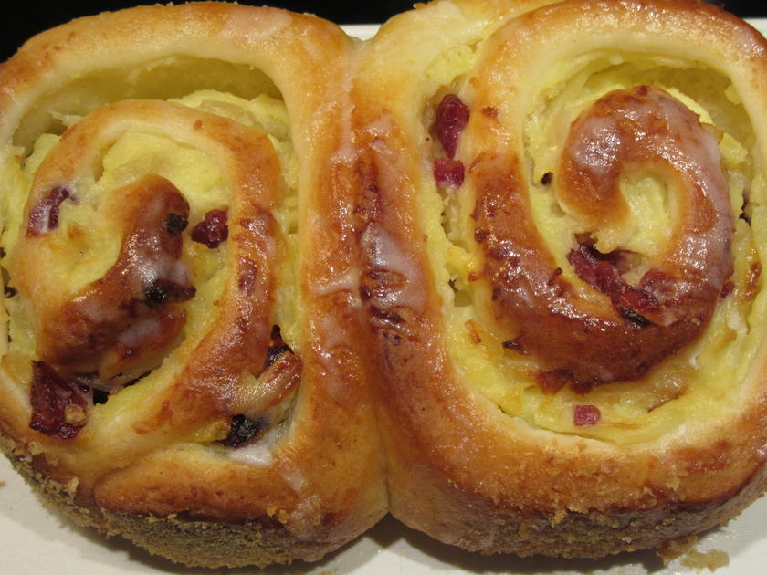 Puddingschnecken mit Teig und Trockenhefe - Rezept mit Bild - kochbar.de