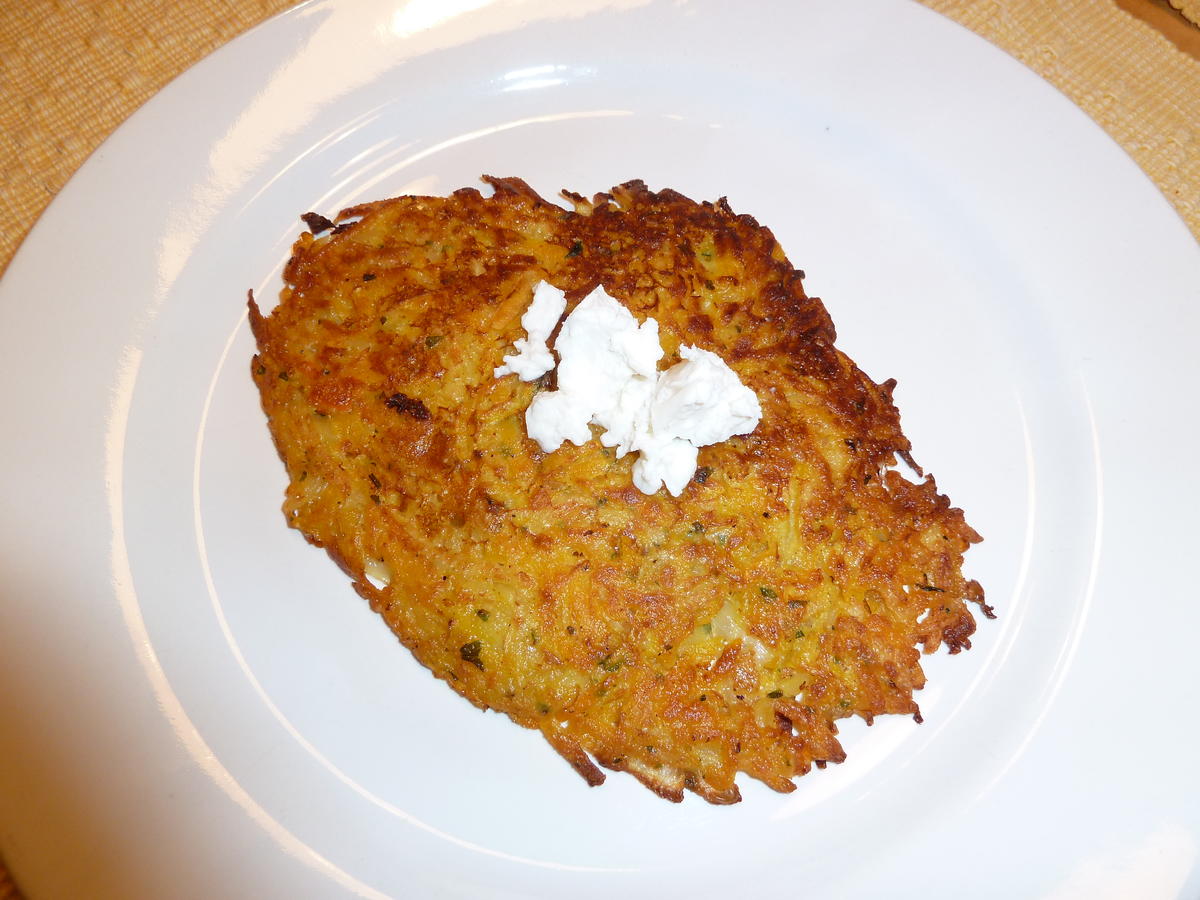 Kürbis Kartoffel Puffer - einfach - von minimoy